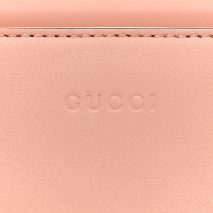 Gucci Nappa Bamboo Web Small Nymphaea Top Handle Bag Perfect Pink Mystic White 10 of 18