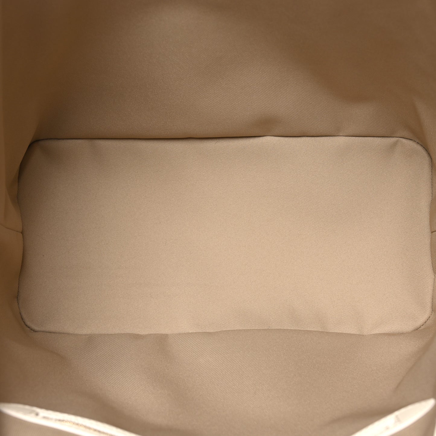 Cotton Monogram Embroidered Neverfull MM Beige White