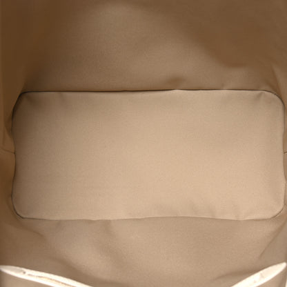 Louis Vuitton Cotton Monogram Embroidered Neverfull MM Beige White 6 of 11