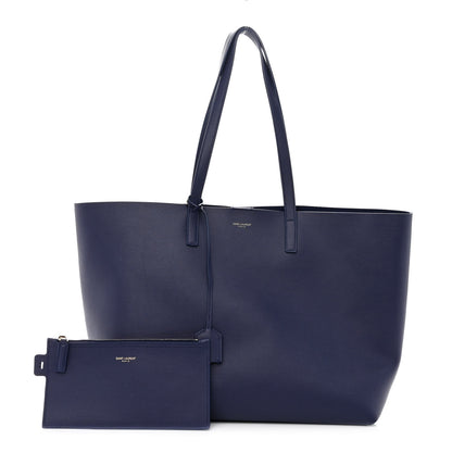 Saint Laurent Calfskin Large Shopping Tote Saphir 1 of 11