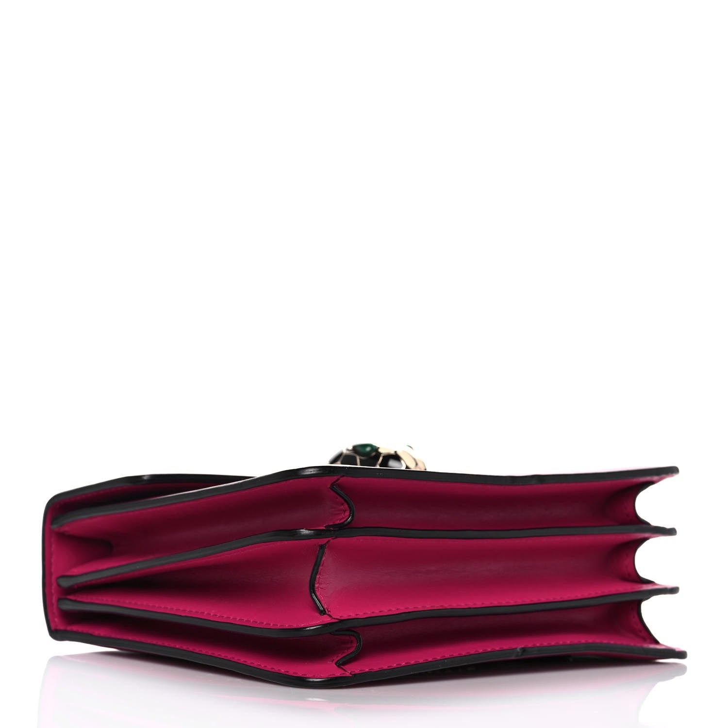 Bulgari Calfskin Serpenti Forever Top Handle Pink 3 of 14