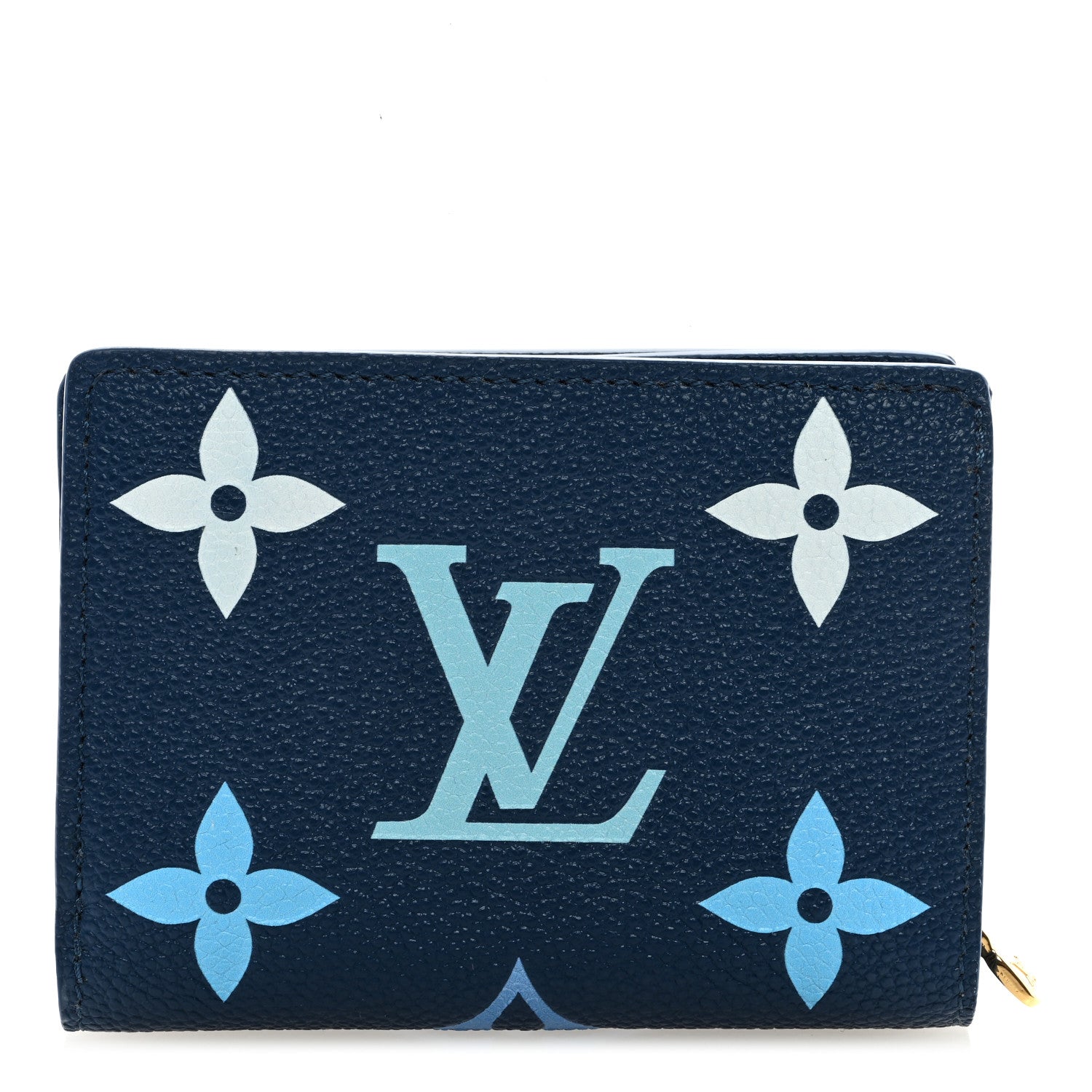 Louis Vuitton Empreinte Monogram Giant LV By The Pool Clea Wallet Gradient Blue 1 of 6