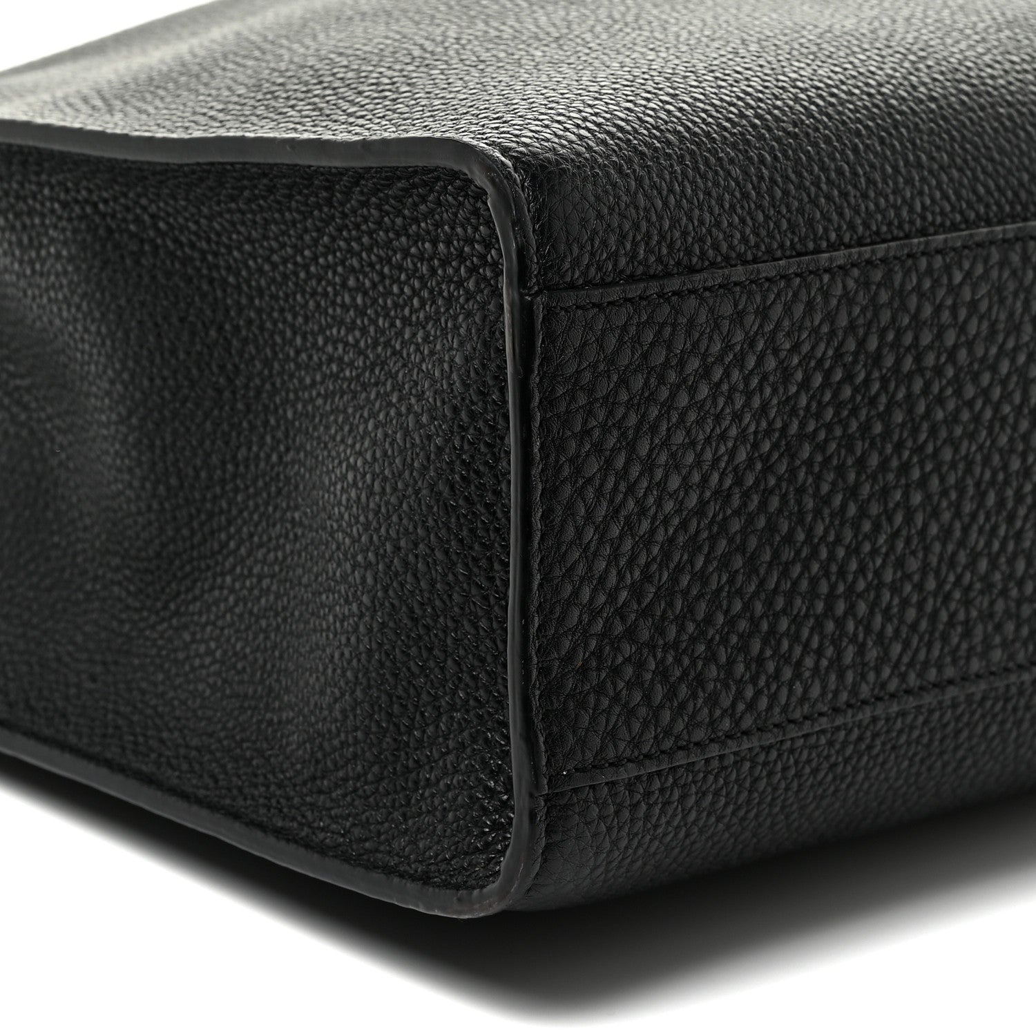 Fendi Cuoio Romano Peekaboo X-Lite Fit Black Giallo Fluo 4 of 9
