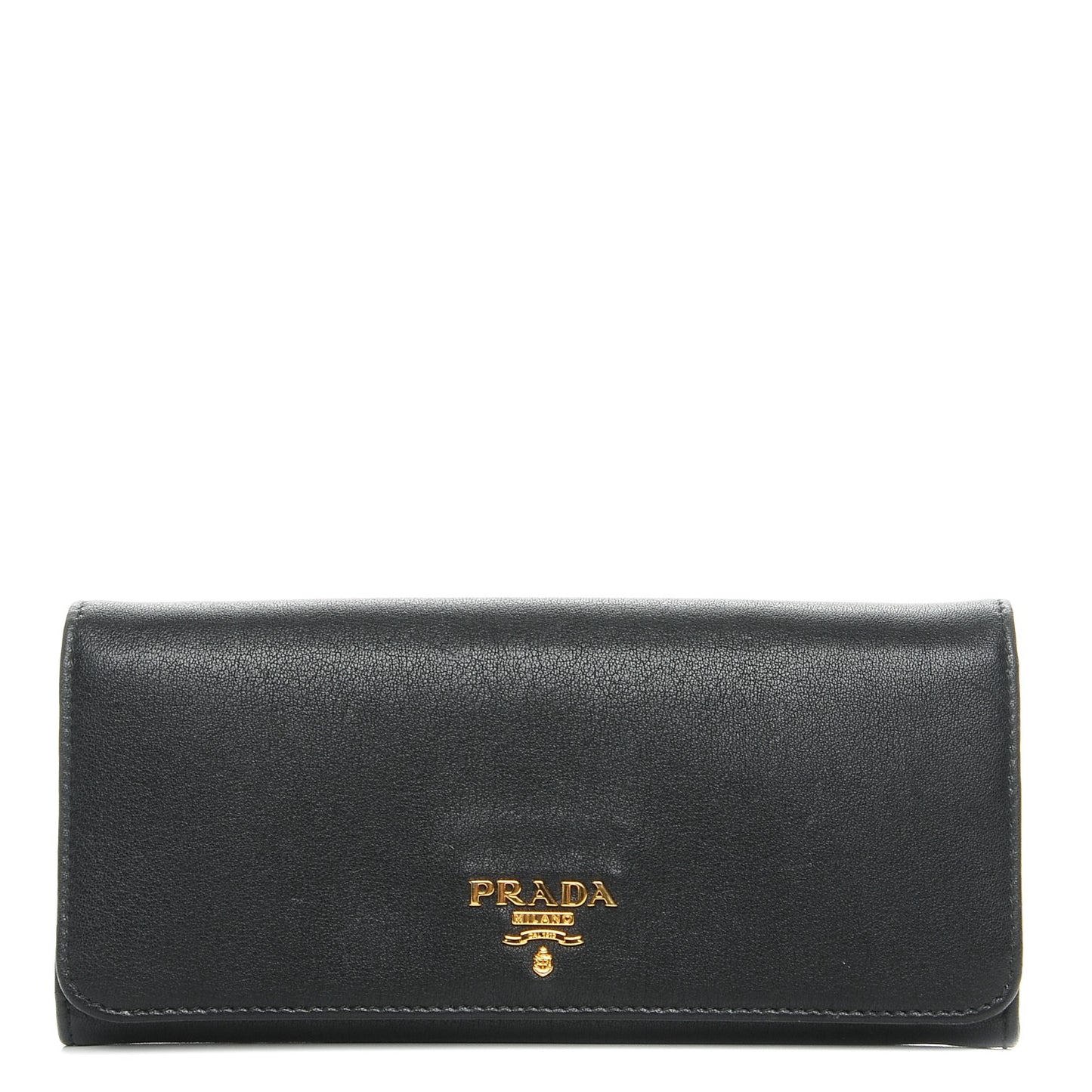 Royal Calf Continental Flap Wallet Nero Black