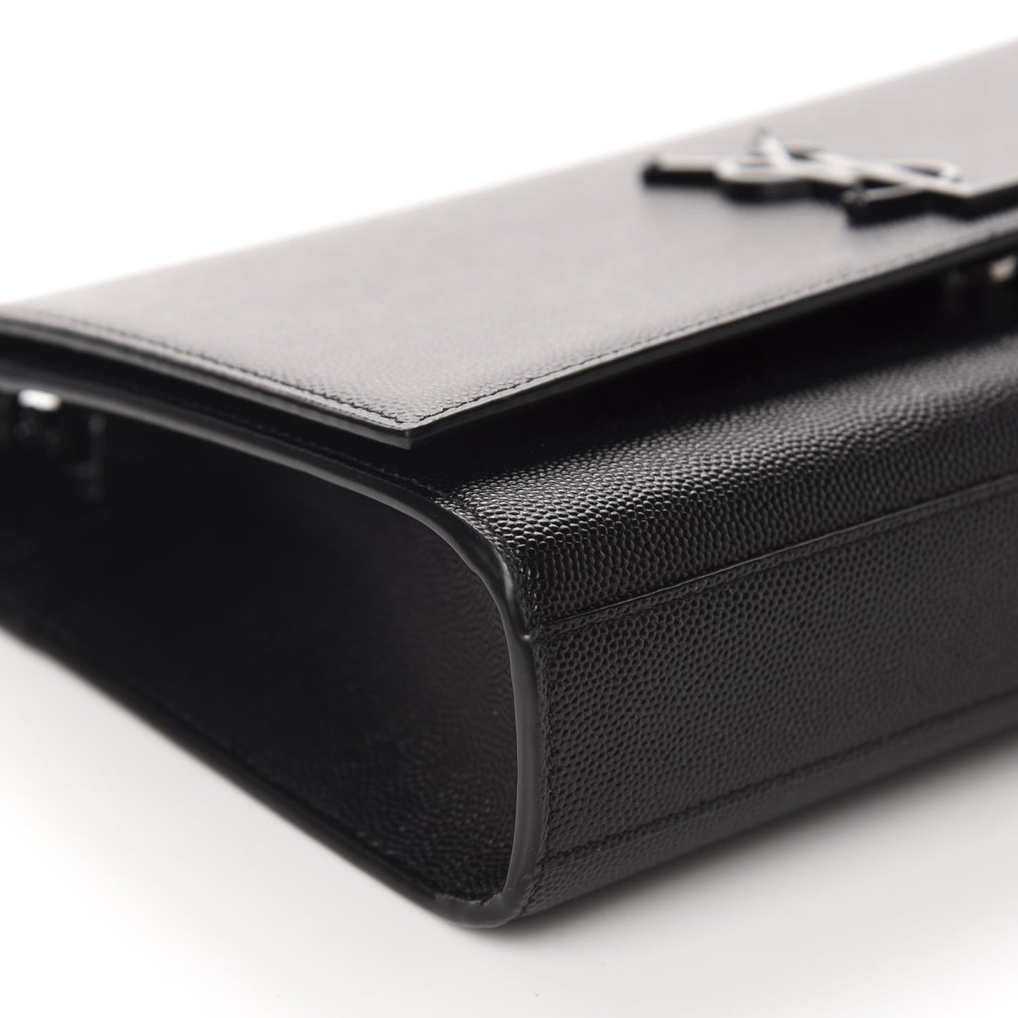 Grain De Poudre Medium Classic Monogram Kate Satchel Black