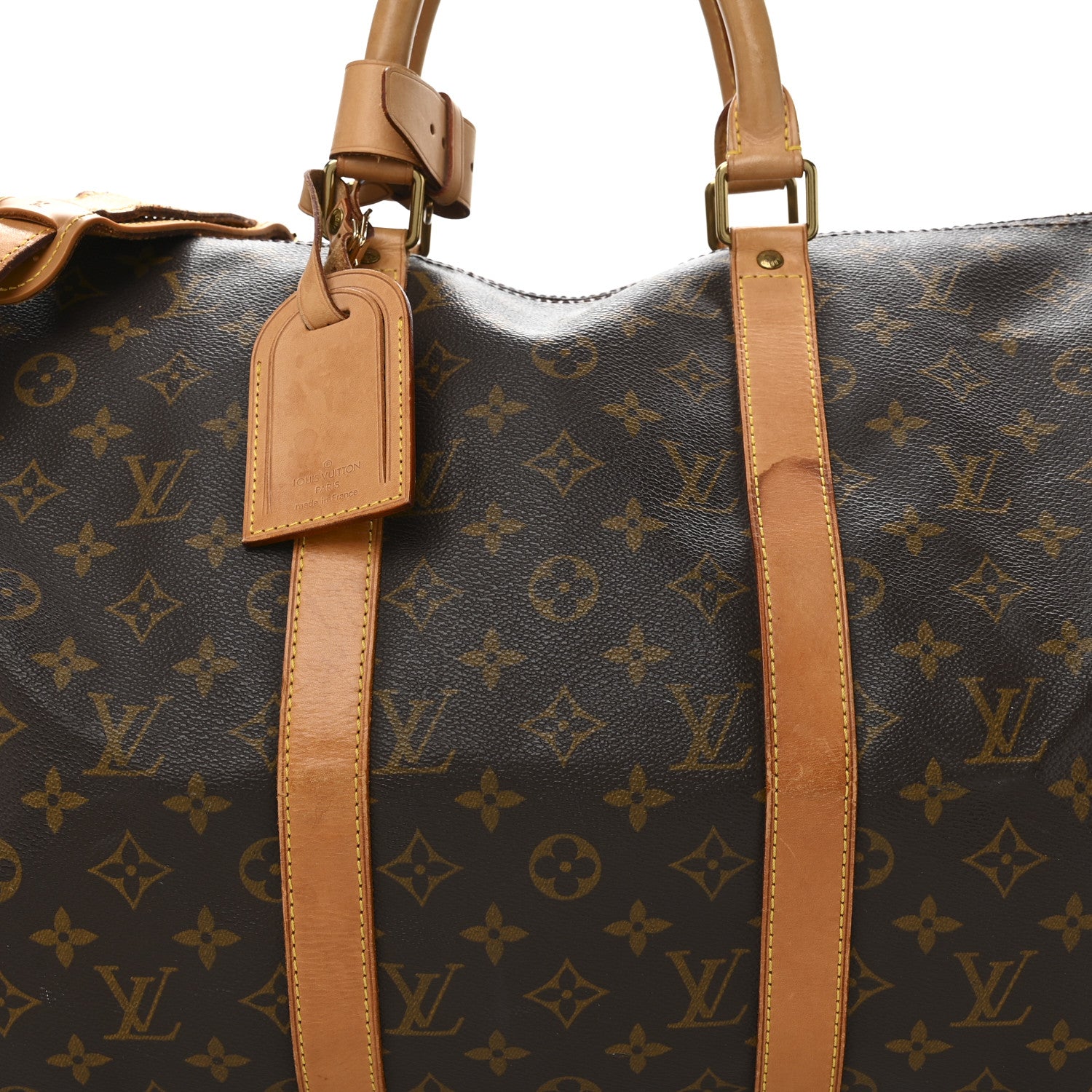 Louis Vuitton Monogram Keepall Bandouliere 50 8 of 13