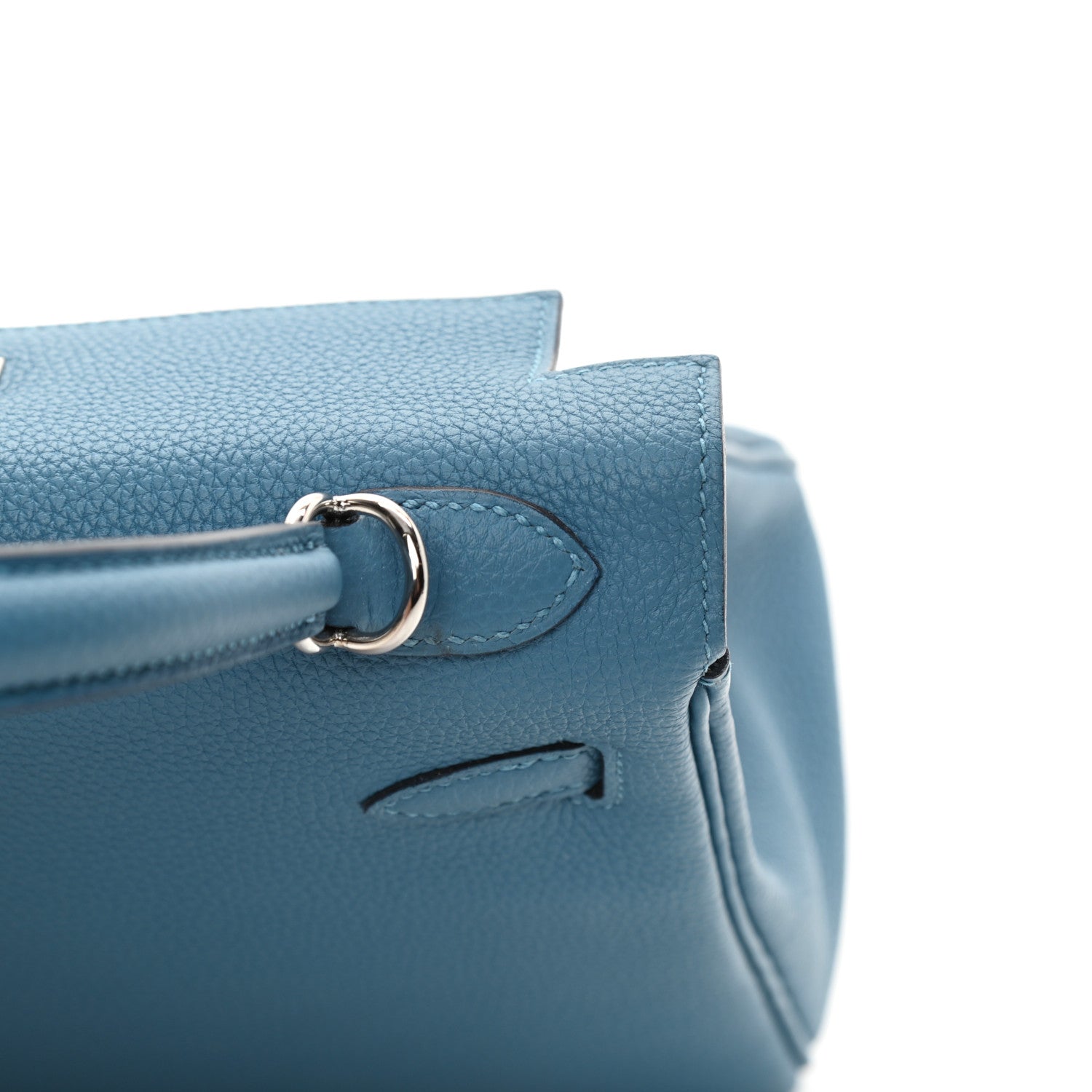 Hermes Togo Kelly Retourne 25 Azur 7 of 36
