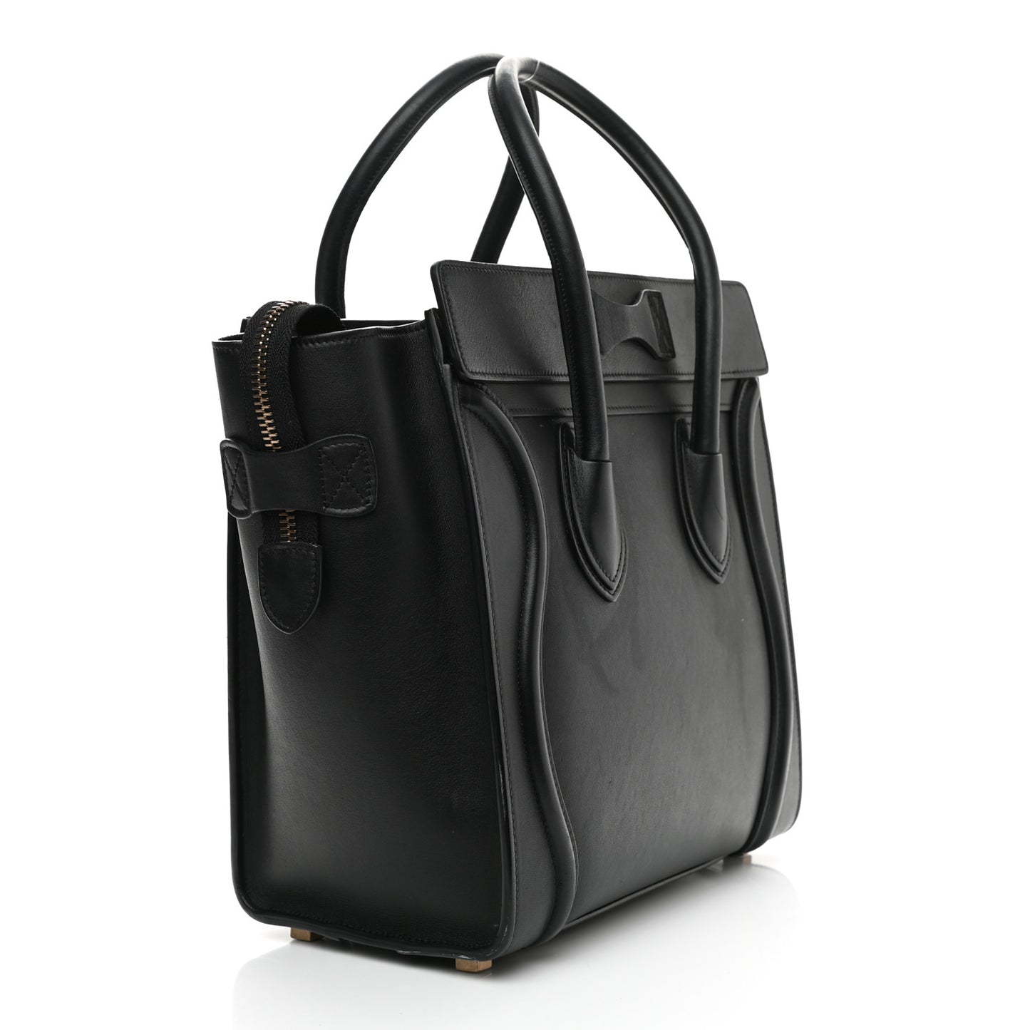 Smooth Calfskin Micro Luggage Black