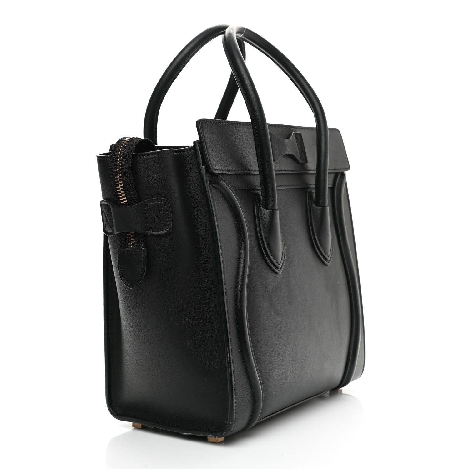 Celine Smooth Calfskin Micro Luggage Black 3 of 13