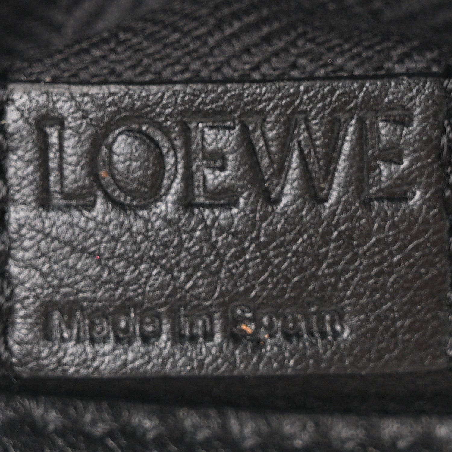 Loewe Calfskin Mini Puzzle Bumbag Black 6 of 9