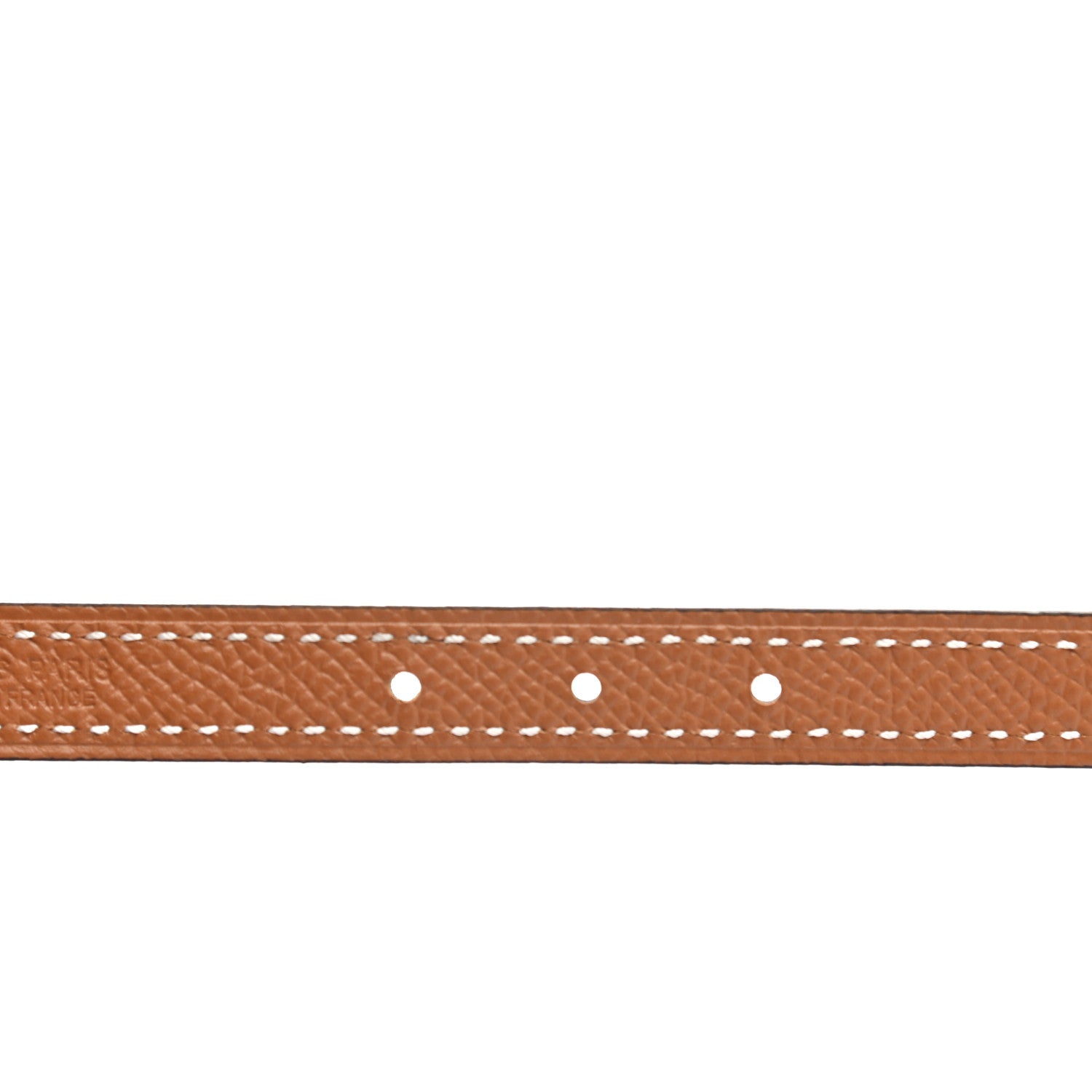 Hermes Epsom Swift Gourmette Equestre 13mm Belt 75 Black Gold 4 of 5