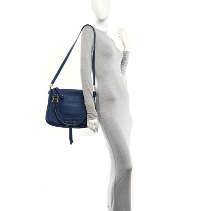 Chloe Calfskin Medium Marcie Satchel Scuba Blue 2 of 9
