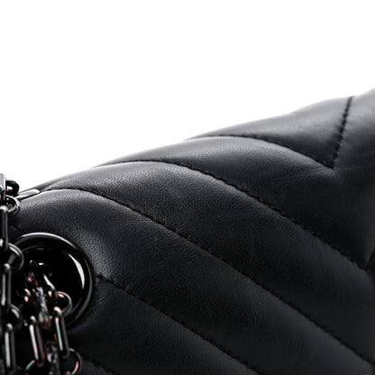 Chanel Aged Calfskin Chevron Quilted 2.55 Reissue Mini Flap So Black 14 of 14