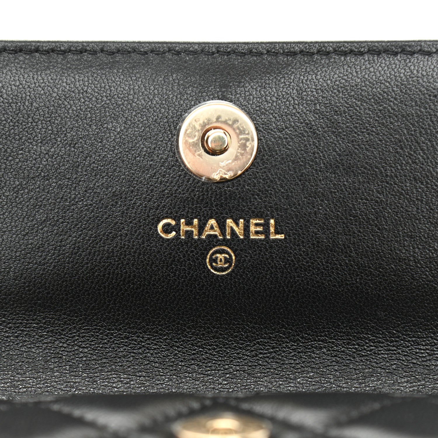 Chanel Shiny Lambskin Ribbon Quilted Flap Belt Bag Black 6 of 10