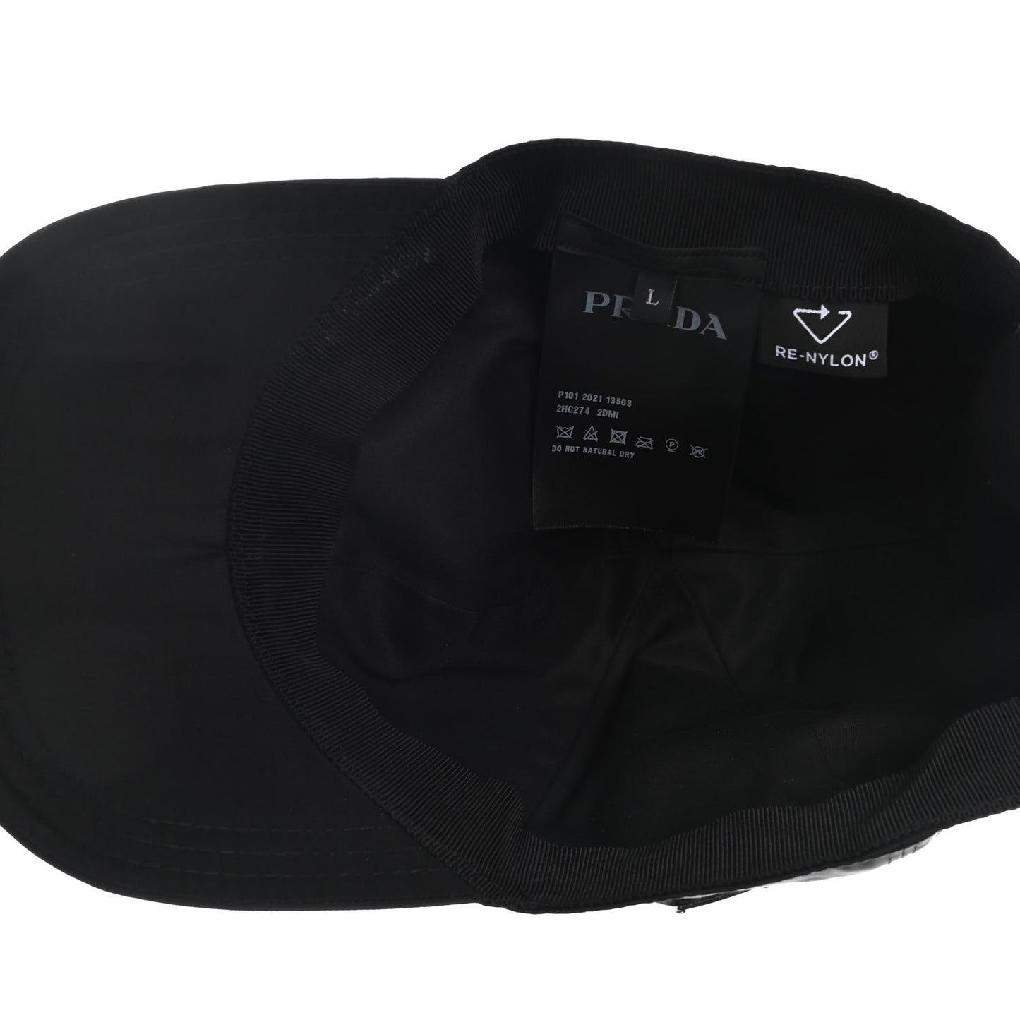 Re-Nylon Mens Baseball Cap L Black