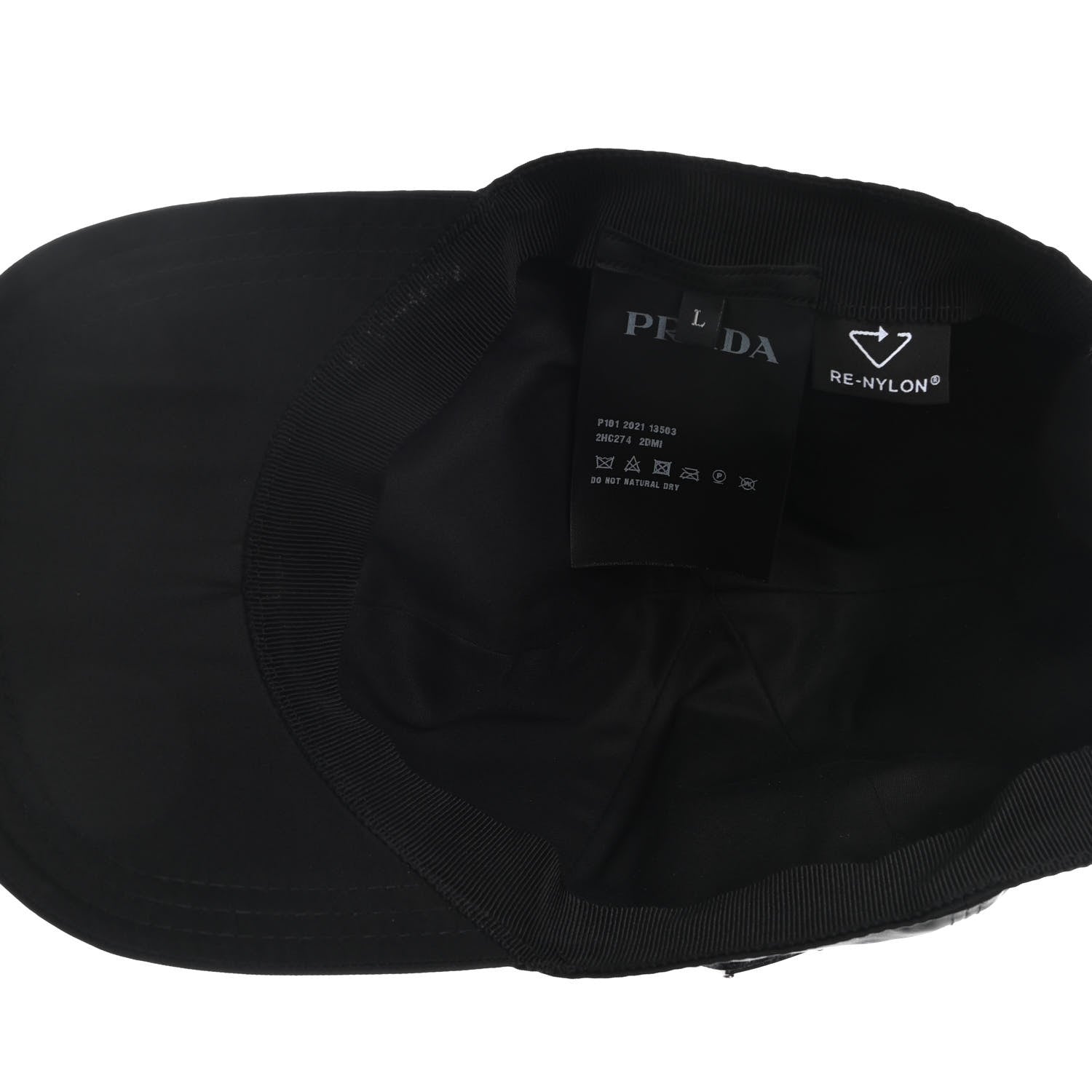 Prada Re-Nylon Mens Baseball Cap L Black 5 of 9
