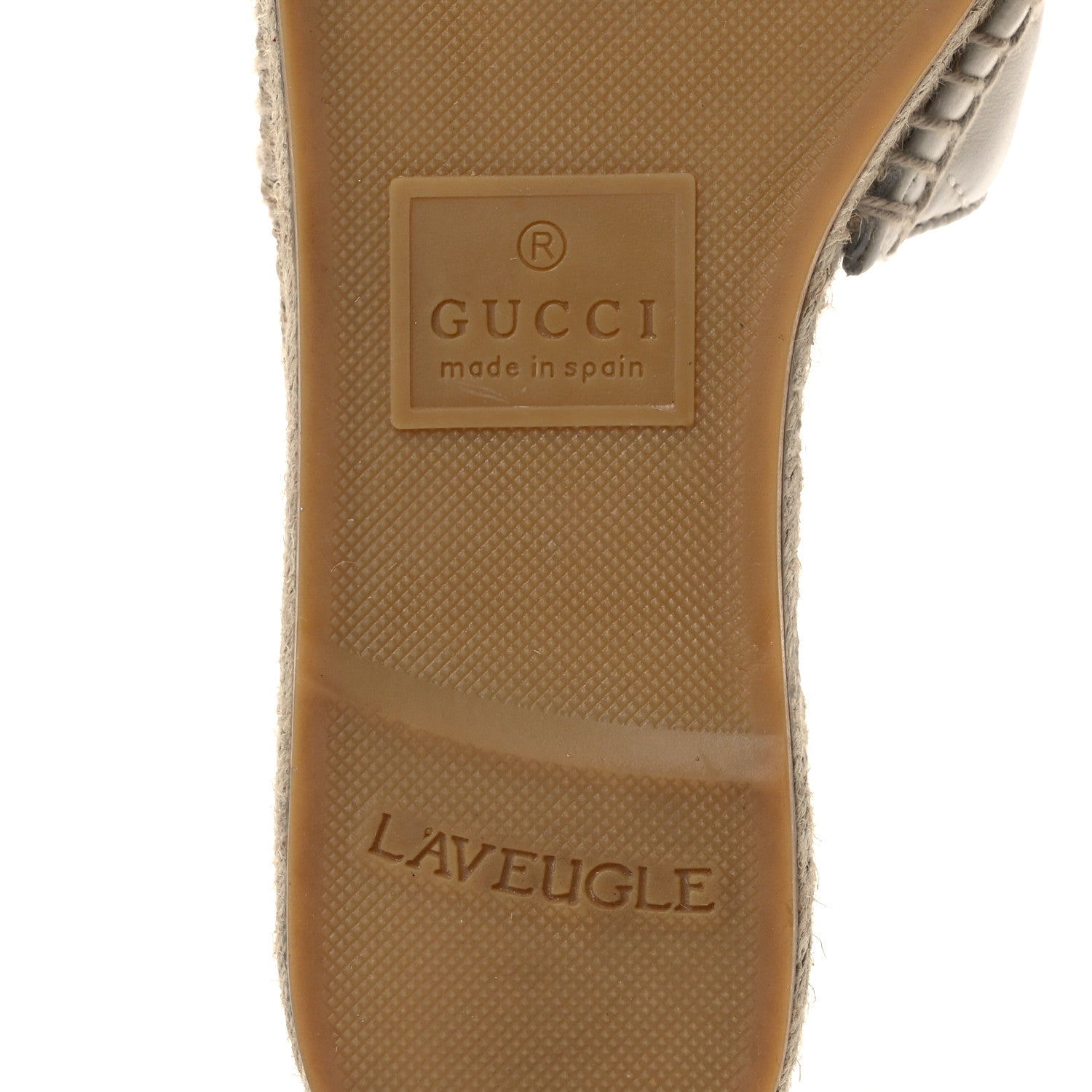 Gucci Nappa Matelasse GG Marmont Espadrille Slide Sandals 35 Great White 8 of 11
