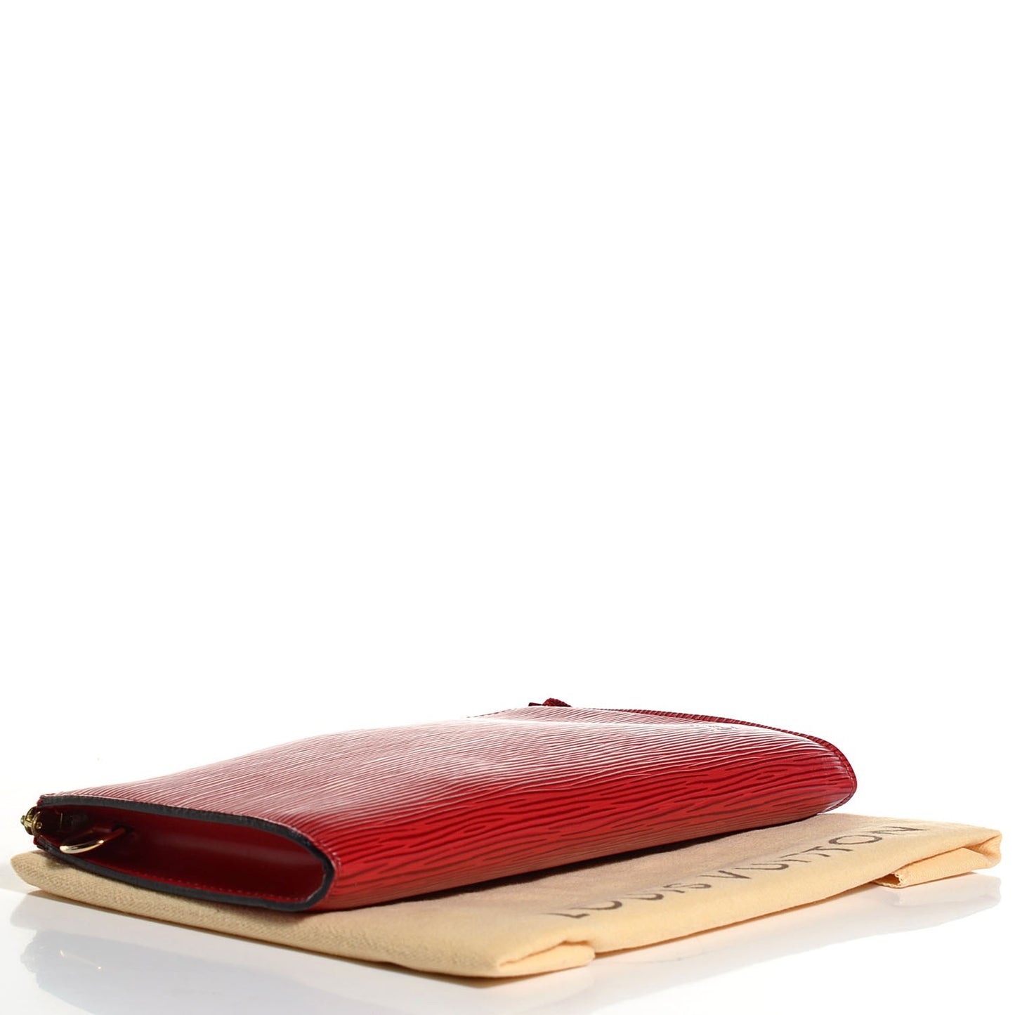 Epi Pochette Accessories 24 Castillan Red