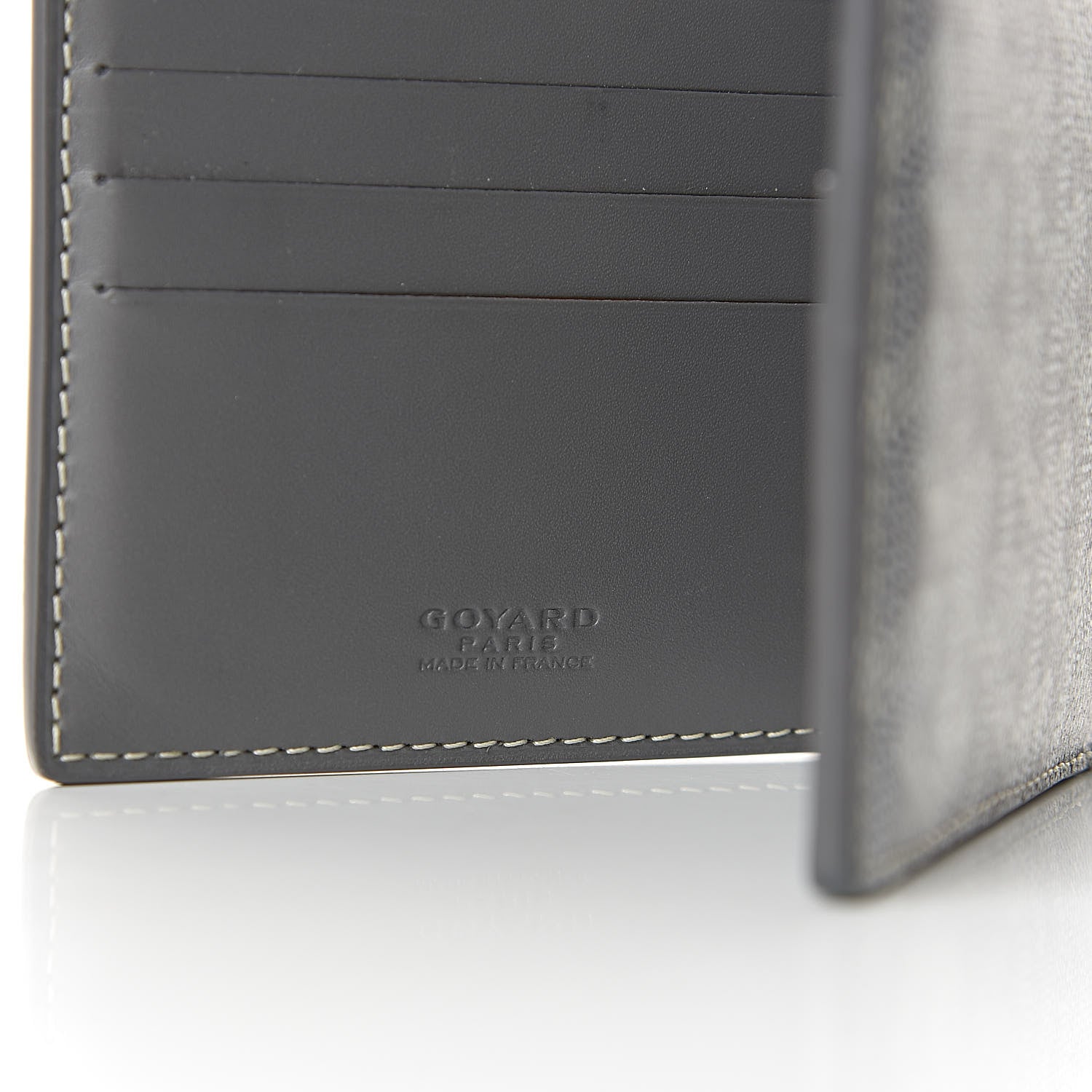 Goyard Goyardine Bi-Fold Victoire PM Wallet Grey 6 of 6