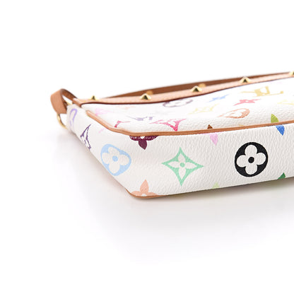 Louis Vuitton Monogram Multicolor Pochette Accessories White 8 of 11