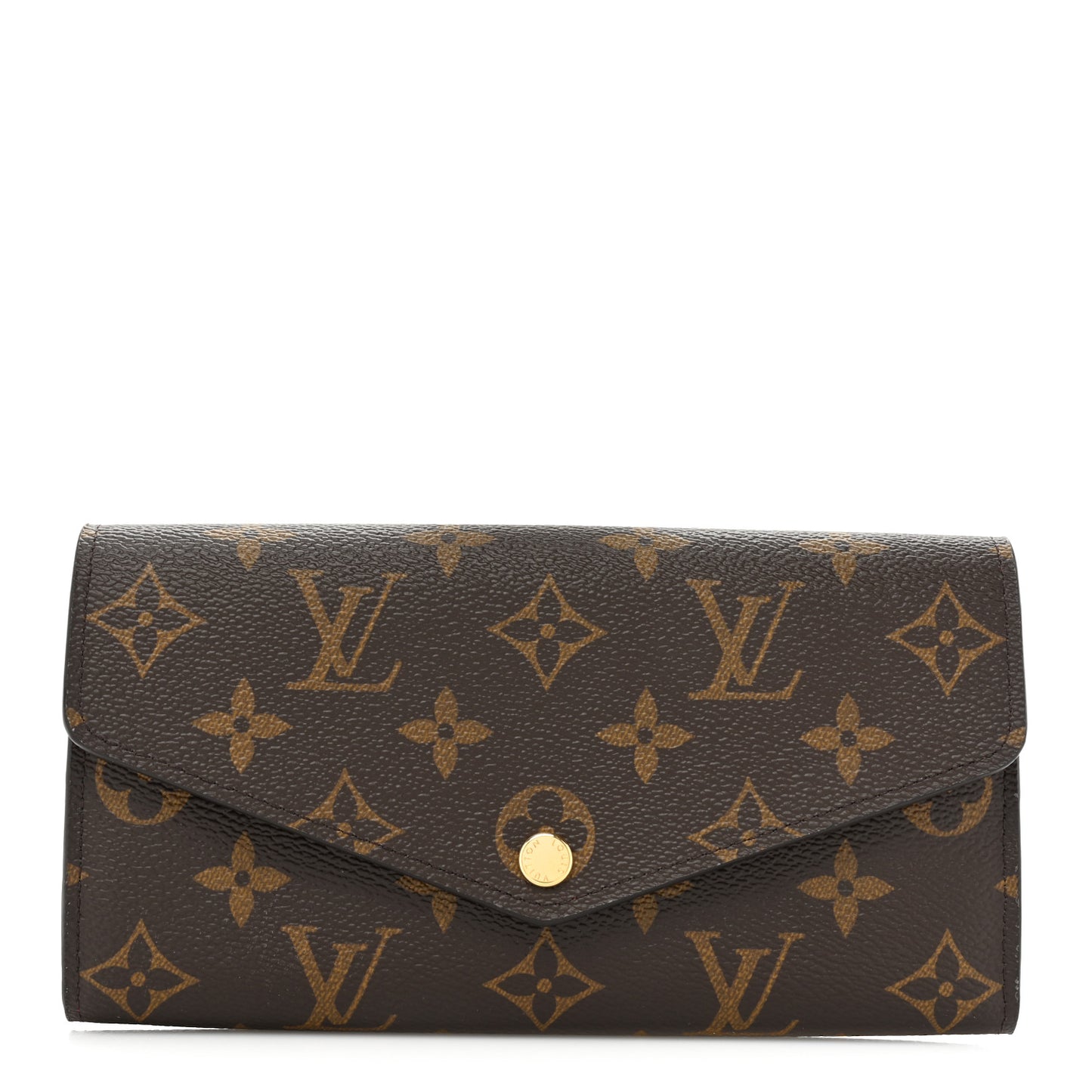 Monogram Sarah Wallet NM Coquelicot