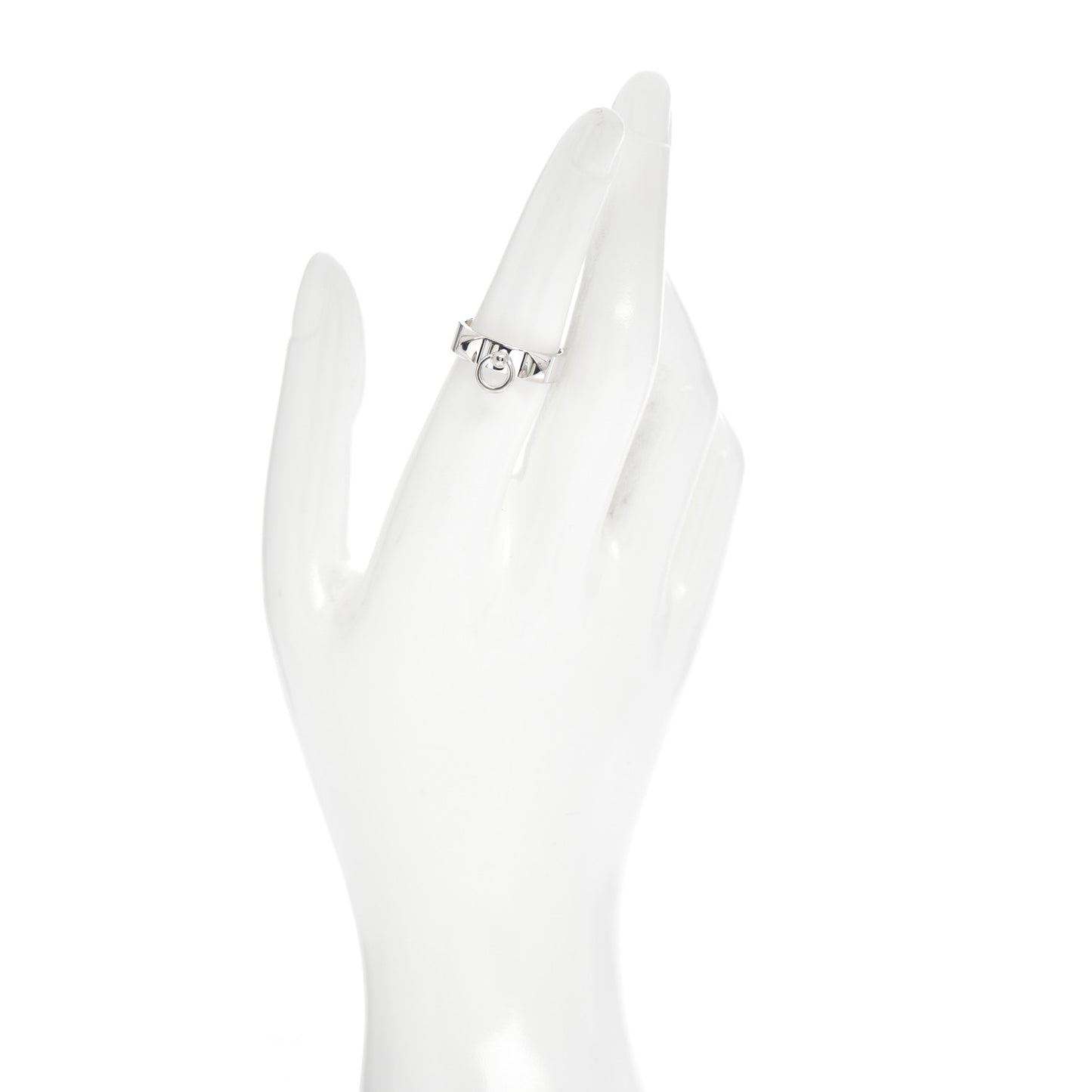 Sterling Silver PM Collier De Chien Ring 53 6.5