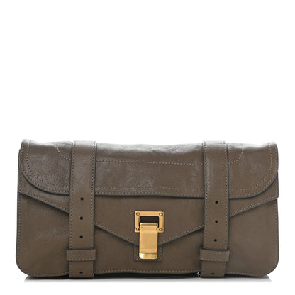 Proenza Schouler Lambskin PS1 Pochette Clutch Smoke 1 of 8