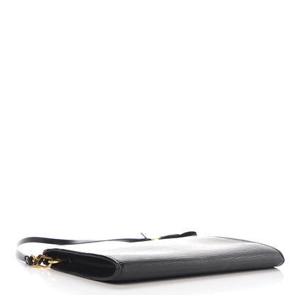 Louis Vuitton Epi Pochette Accessories 24 Black 4 of 12
