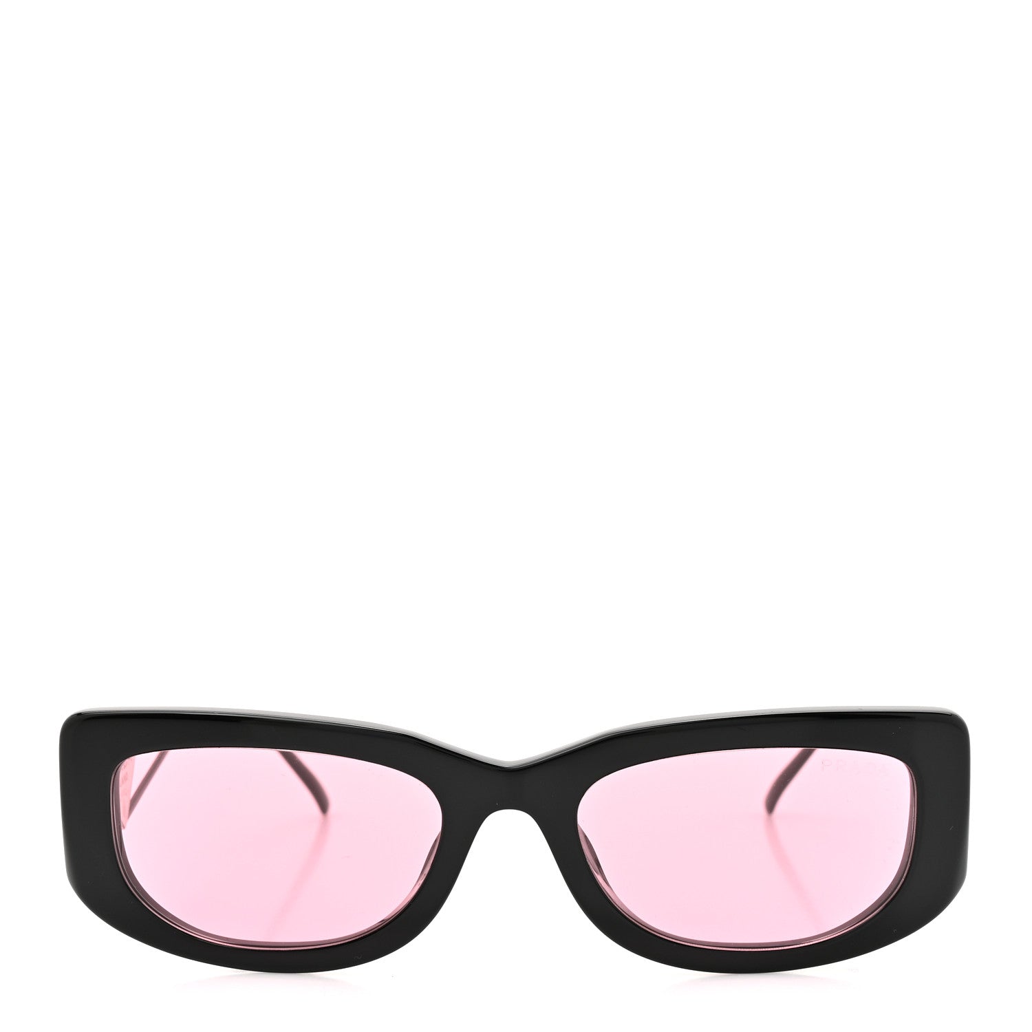 Prada Acetate Sunglasses SPR 14Y Black Pink 2 of 7