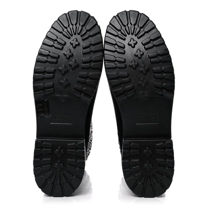 Saint Laurent Rubber Studded Festival Rain Boots 42 Black 5 of 10