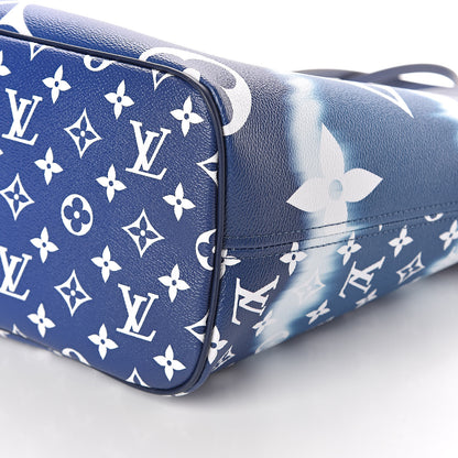 Louis Vuitton Monogram Escale Neverfull MM Blue 10 of 10