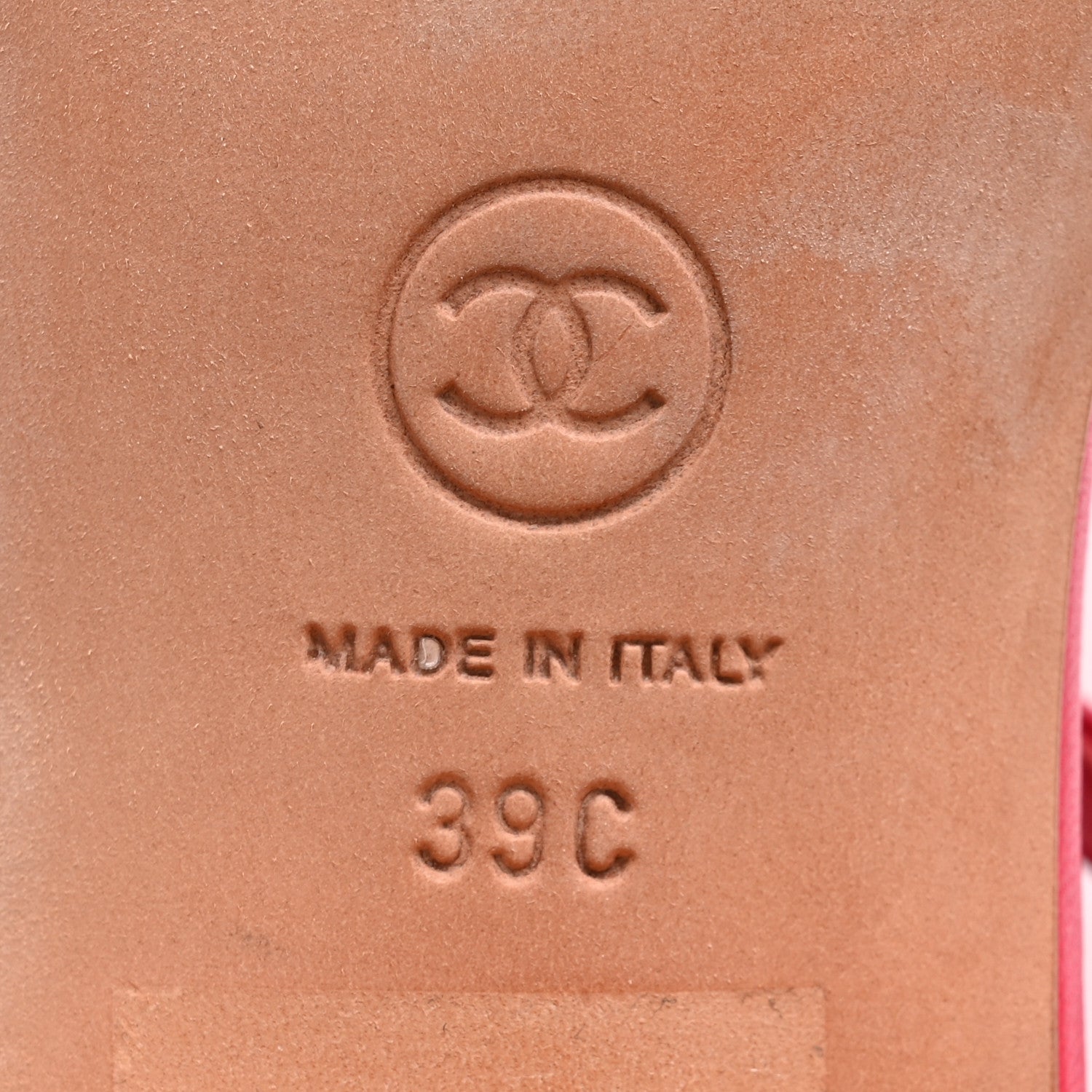 Chanel Lambskin Chain CC Logo Thong Sandals 39 Pink 6 of 12