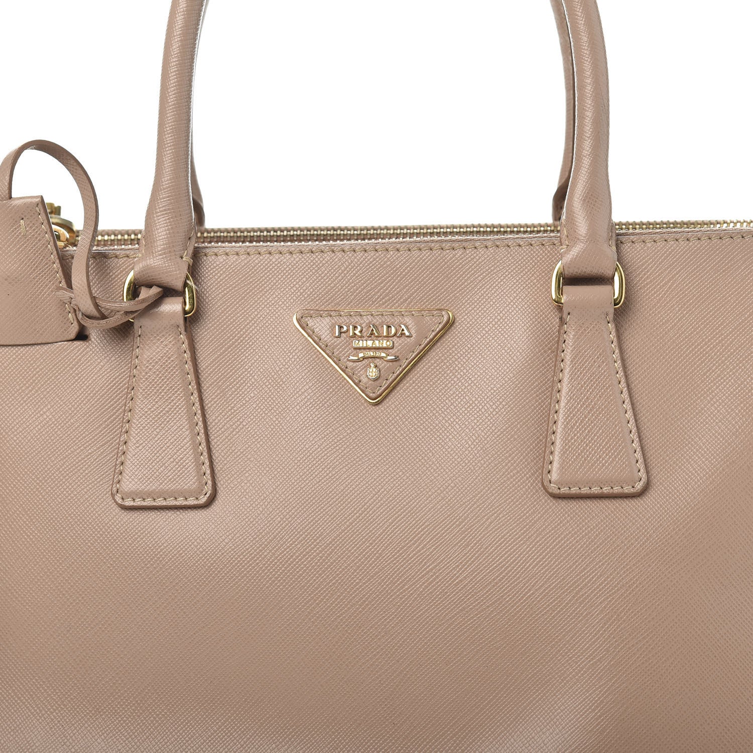 Prada Saffiano Medium Galleria Double Zip Tote Cammeo 12 of 12
