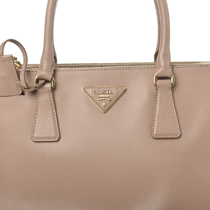 Prada Saffiano Medium Galleria Double Zip Tote Cammeo 12 of 12