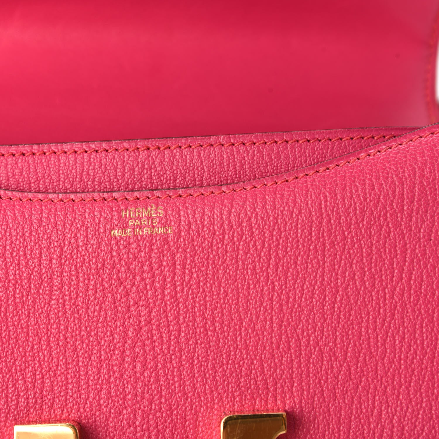 Hermes Chevre Mysore Constance 18 Rose Shocking 8 of 11