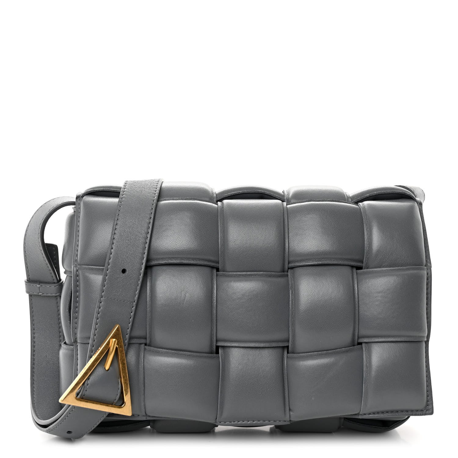 Bottega Veneta Nappa Maxi Intrecciato Padded Cassette Crossbody Bag Thunder 1 of 9