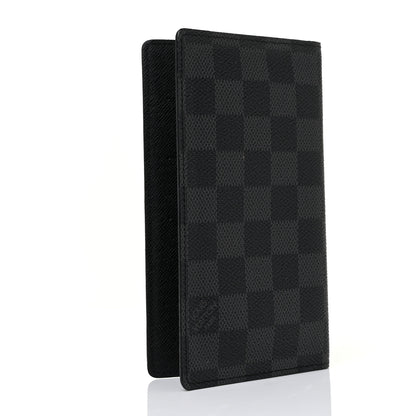 Louis Vuitton Damier Graphite Checkbook Cover Wallet 3 of 8