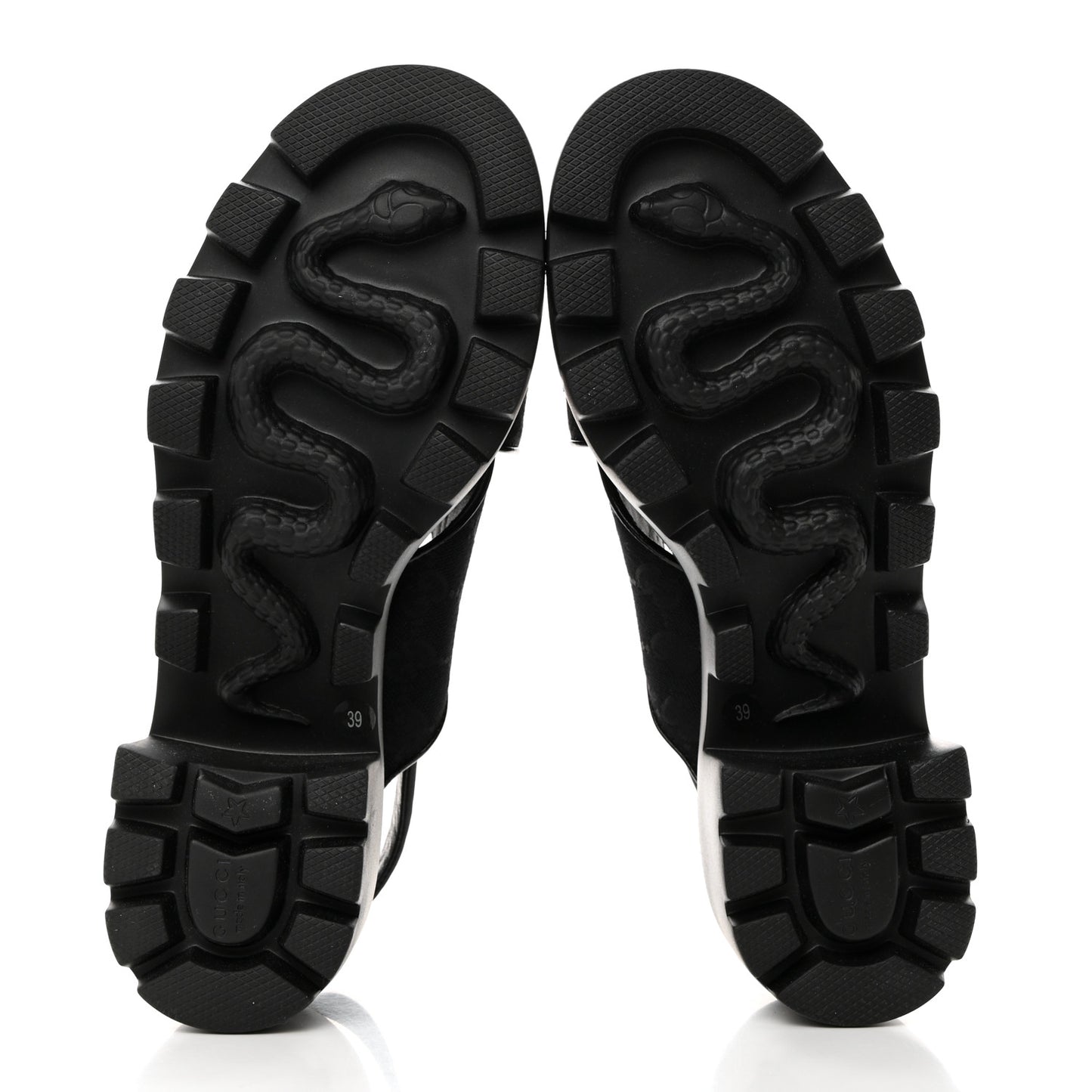 Monogram Granada Kid Trip 40/72mm Lug Sole Sandals 39 Black