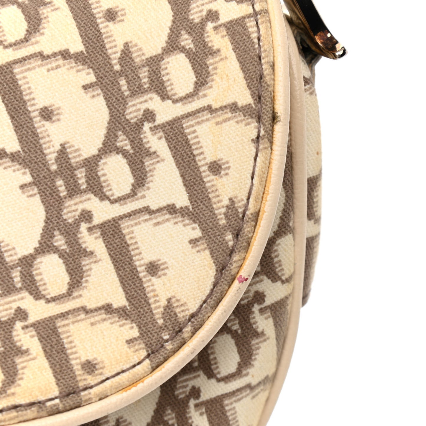 Monogram Vintage Flowers Saddle Bag Beige