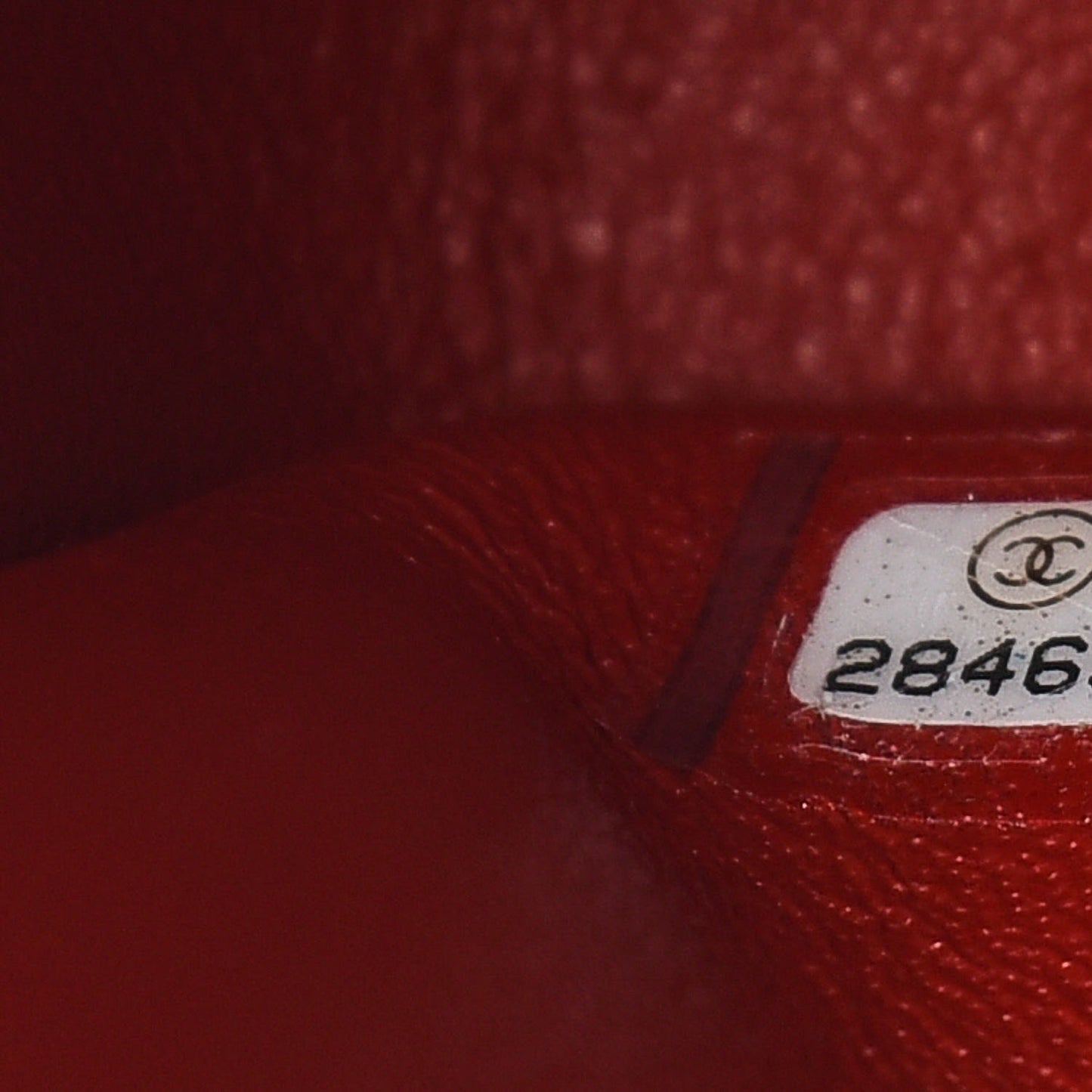 Caviar Quilted Jumbo Double Flap Red