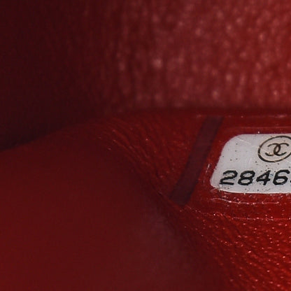 Chanel Caviar Quilted Jumbo Double Flap Red 10 of 10