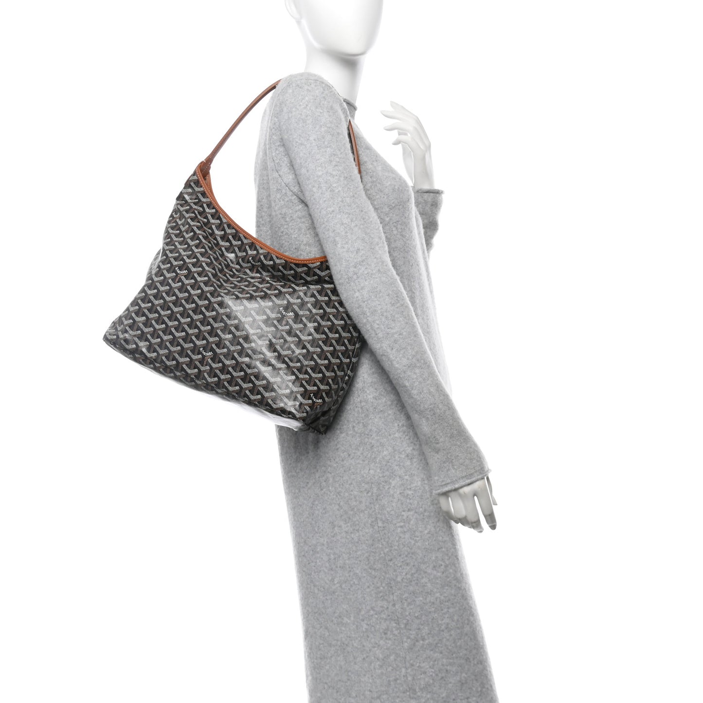 Goyardine Boheme Hobo Black Gold