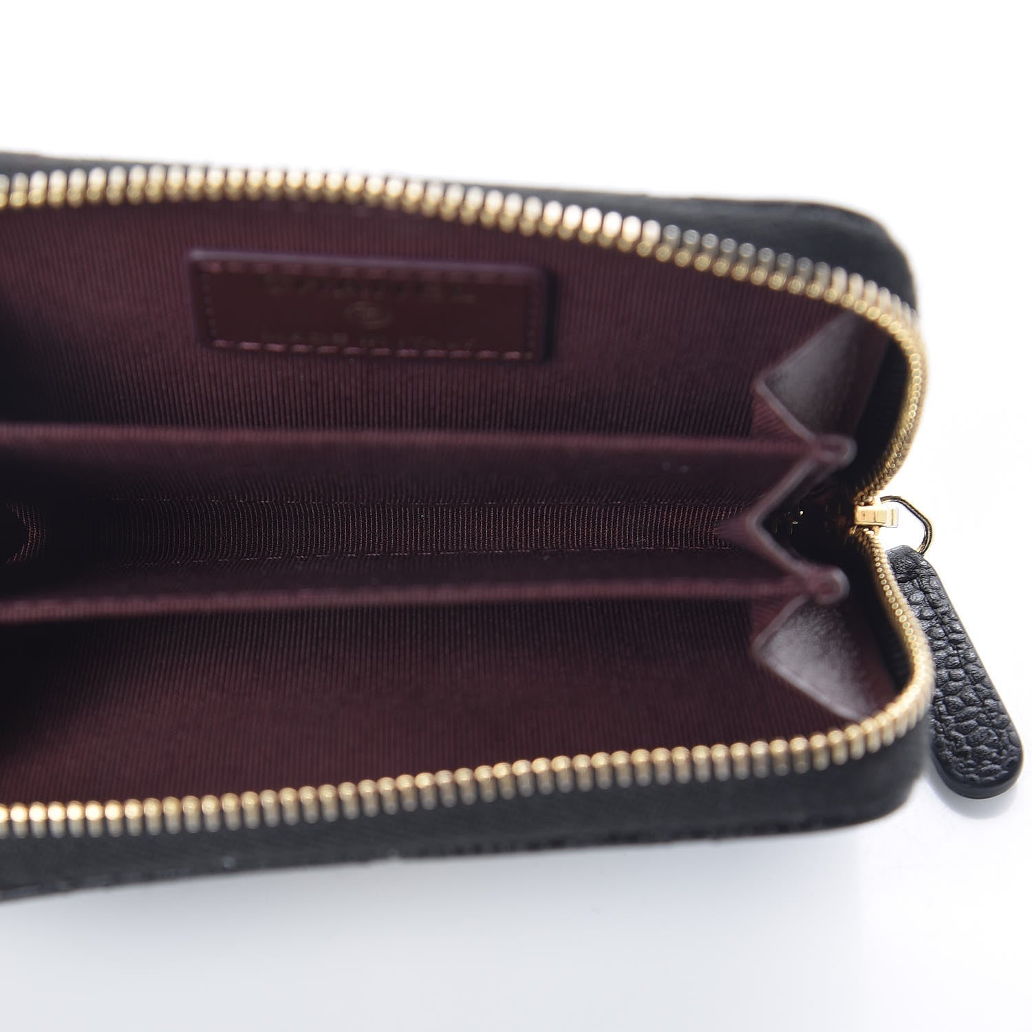 Chanel Caviar Quilted Zip Coin Purse Black 5 of 7