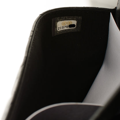 Chanel Lambskin Quilted Boy Wallet On Chain WOC Black 8 of 8