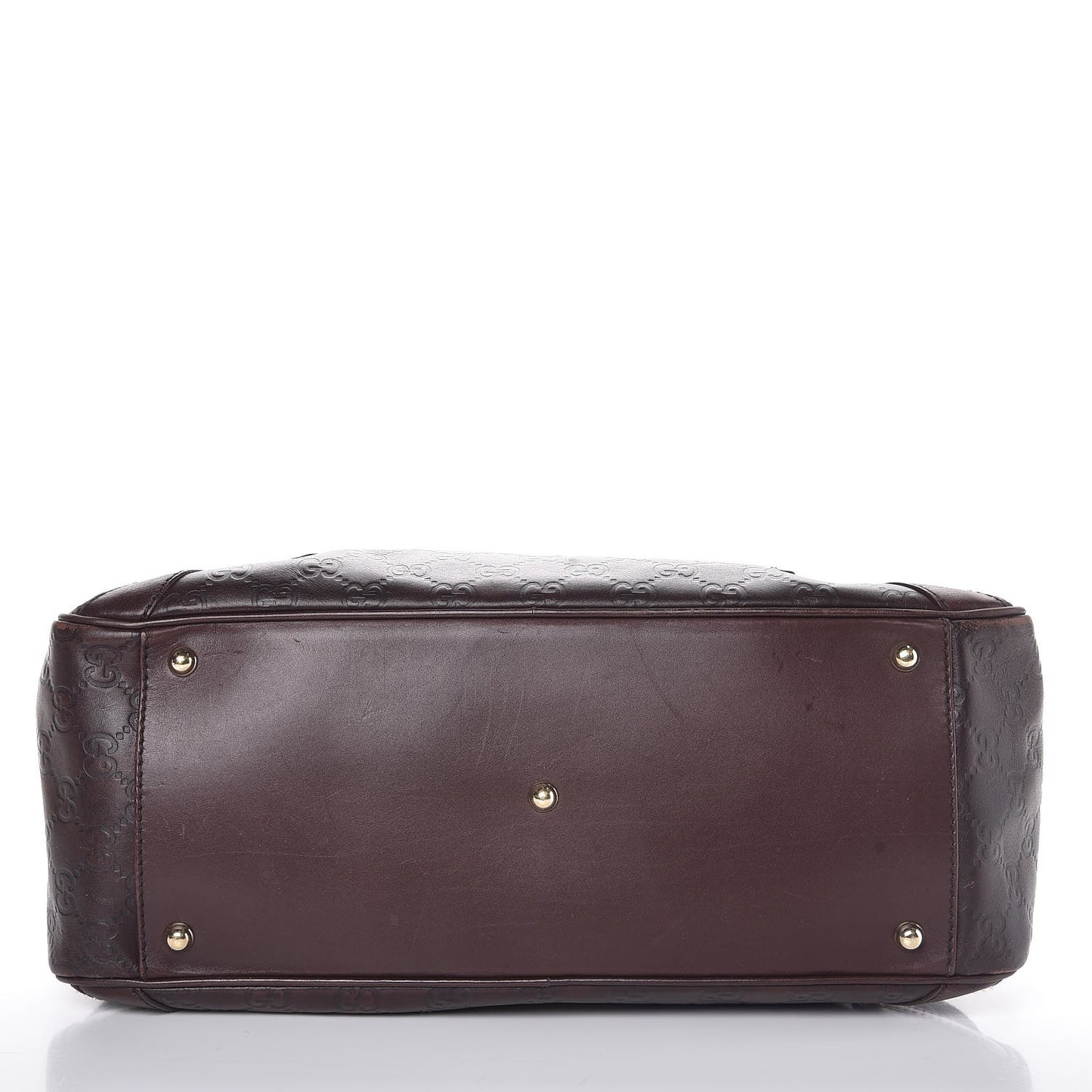 Guccissima Large Wave Boston Dark Brown