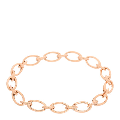 Tiffany 18K Rose Gold Clasping Oval Link Bracelet 1 of 4