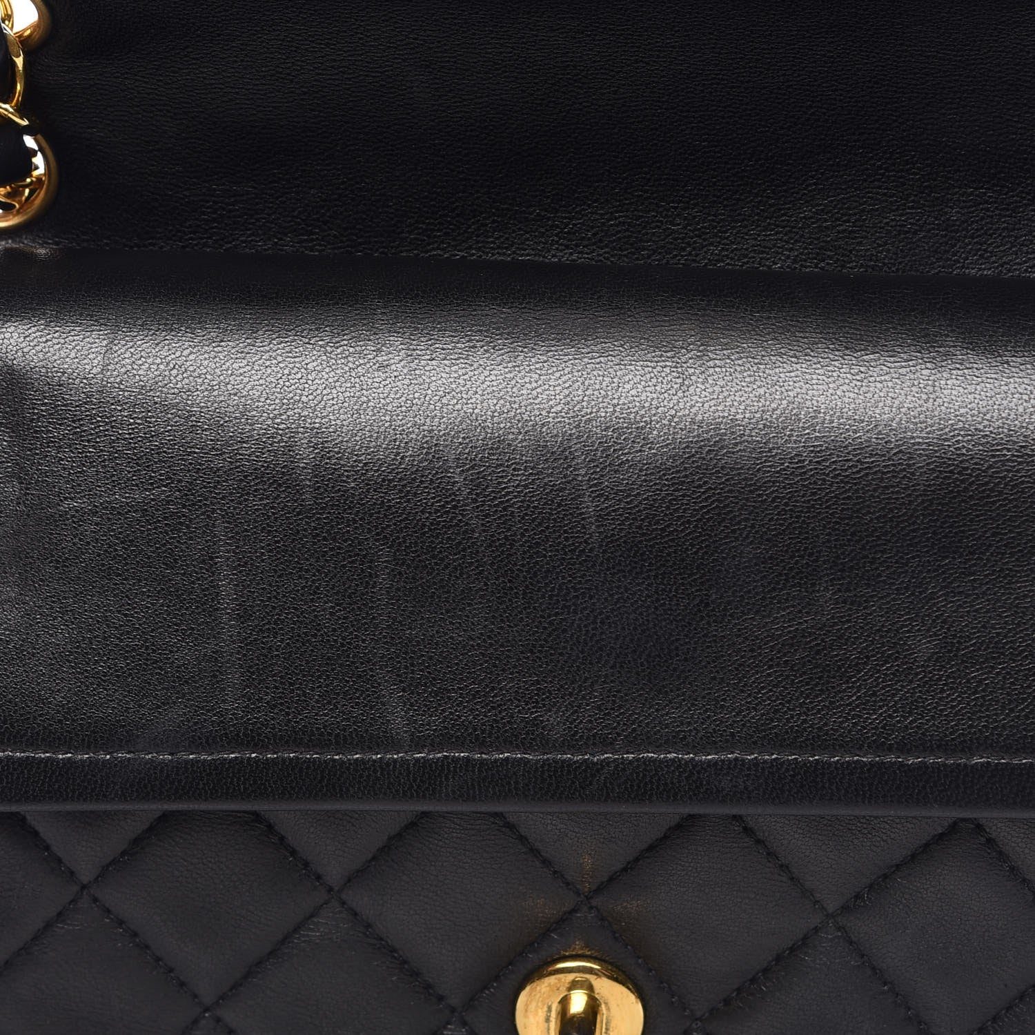 Chanel Lambskin Quilted Medium Double Flap Black 16 of 16