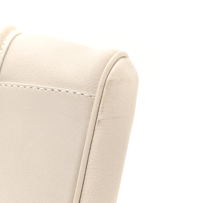 Christian Dior Calfskin My Dior Frame Pocket Satchel White 17 of 19