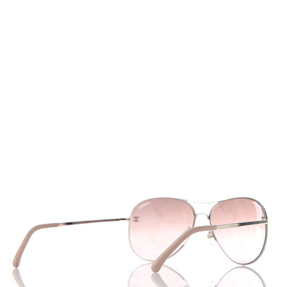 Chanel CC Aviator Sunglasses 4189-T-Q Pink 4 of 8