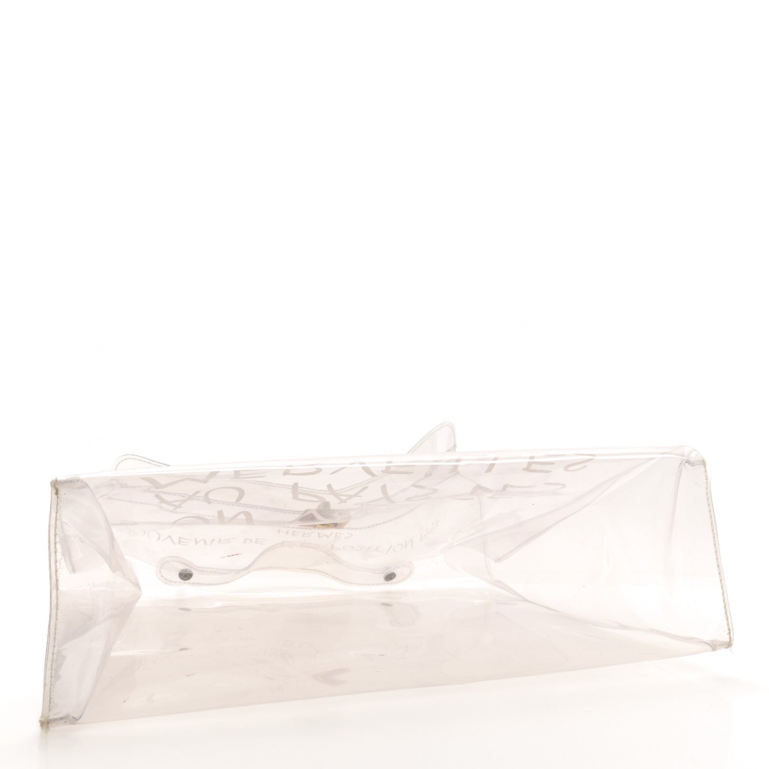 Hermes Vinyl Souvenir De L'Exposition Kelly Transparent 4 of 15